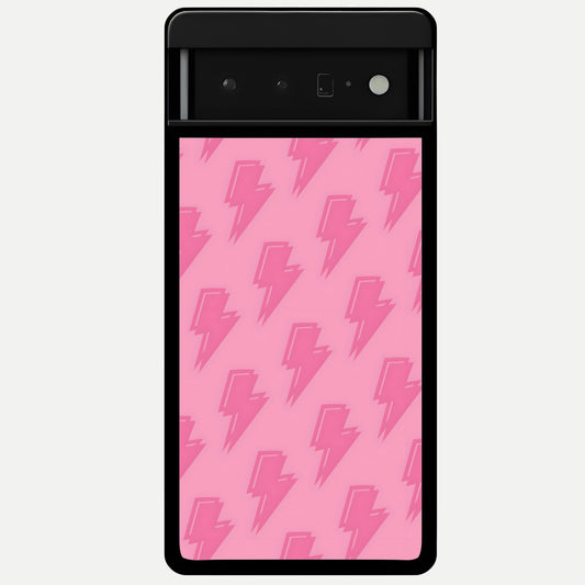  Pink Moo Magic Glass Case For Google Pixel 6 Pro back cover – full design glossy printed glass finish
