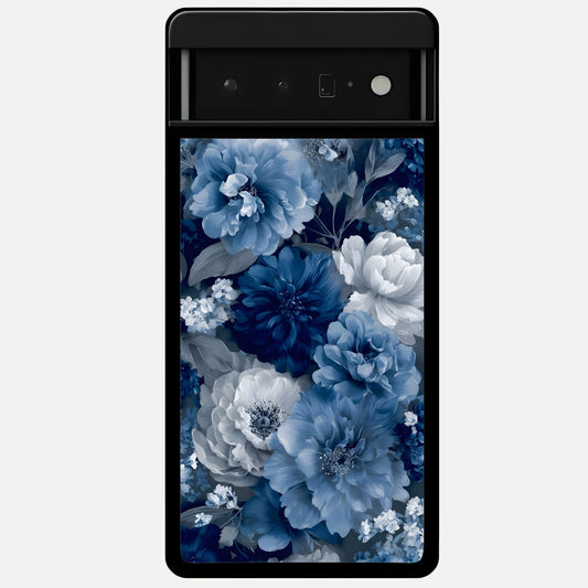  Royal Bloom Garden Glass Case For Google Pixel 6 Pro back cover – full design glossy printed glass finish
