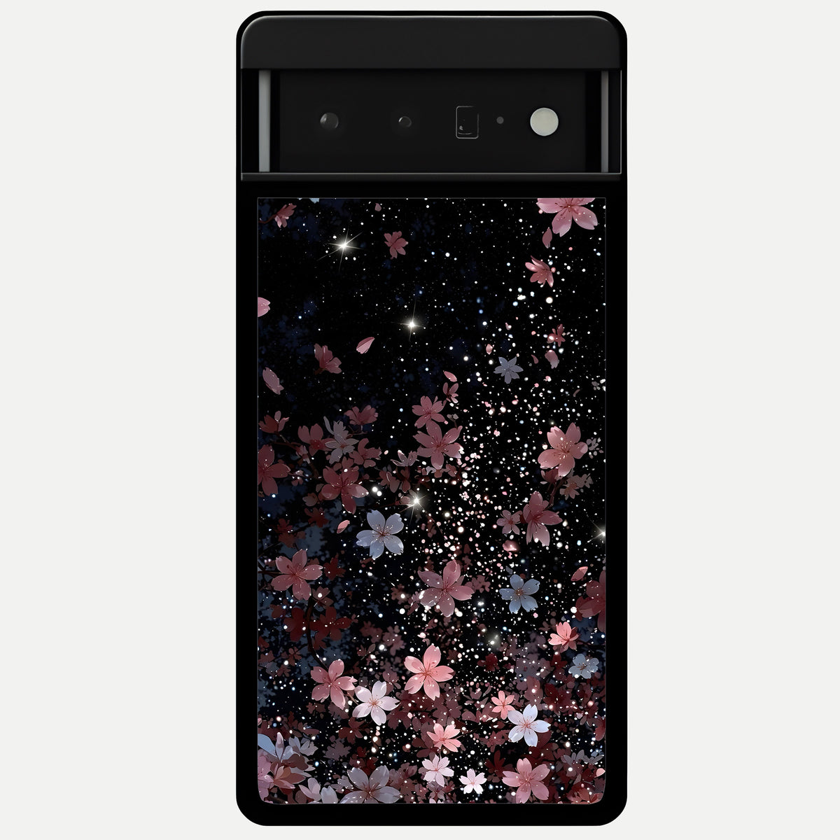 Starlit Flower Dreams Glass Case For Google Pixel 6 Pro back cover – full design glossy printed glass finish