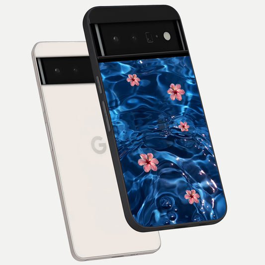  Bloom Thread Art phone case For Google Pixel 6 Pro showing premium glass back cover with detailed artwork