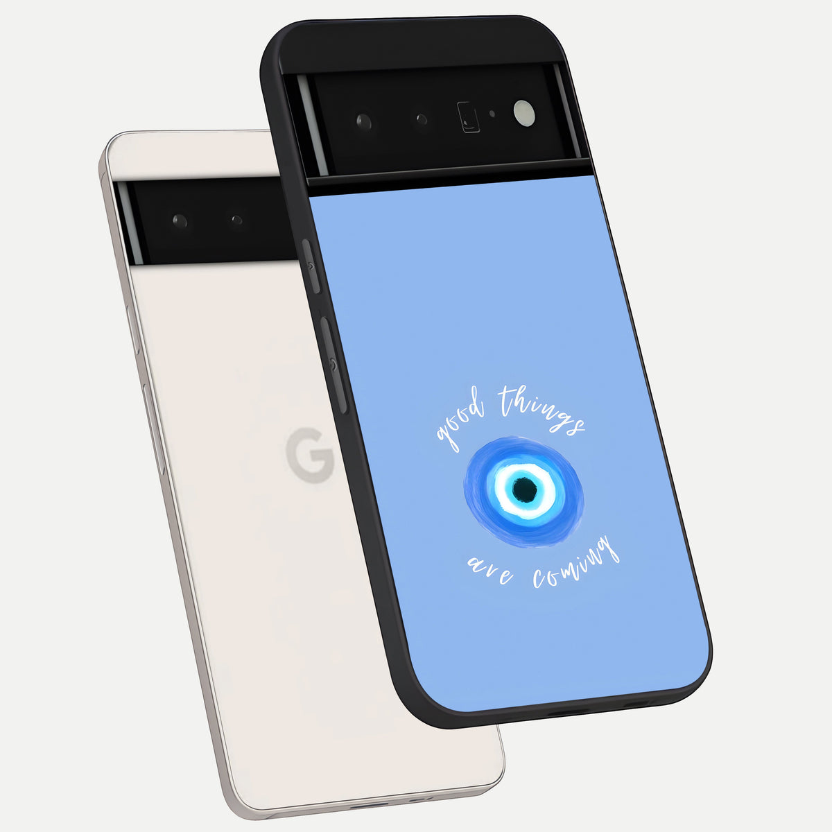  Bright Future Ahead phone case For Google Pixel 6 Pro showing premium glass back cover with detailed artwork