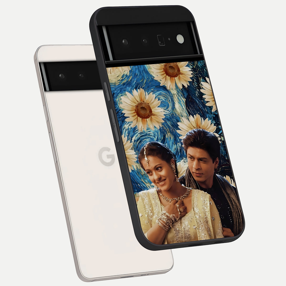  Eternal Love Story phone case For Google Pixel 6 Pro showing premium glass back cover with detailed artwork
