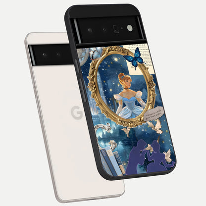  Midnight Queen phone case For Google Pixel 6 Pro showing premium glass back cover with detailed artwork