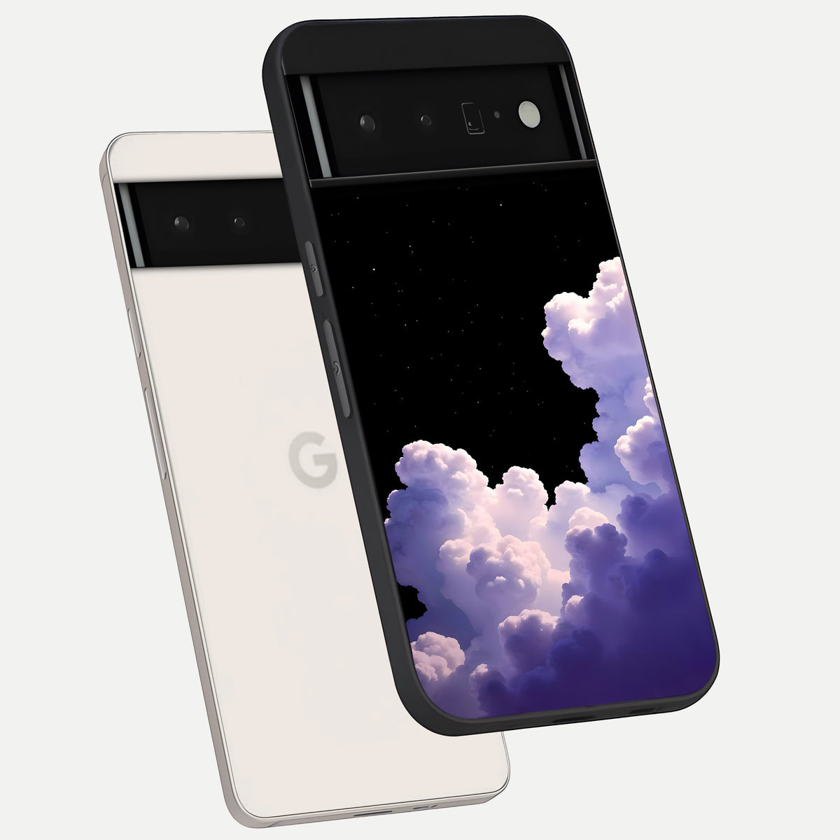  Starlit Night Whispers phone case For Google Pixel 6 Pro showing premium glass back cover with detailed artwork