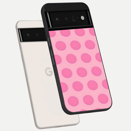  Sweet Dot Dreams phone case For Google Pixel 6 Pro showing premium glass back cover with detailed artwork