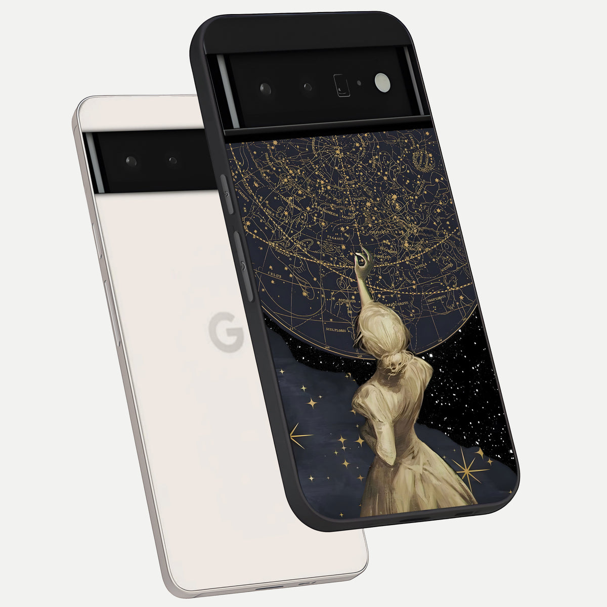  Taylor Swift Girl phone case For Google Pixel 6 Pro showing premium glass back cover with detailed artwork