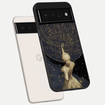  Taylor Swift Girl phone case For Google Pixel 6 Pro showing premium glass back cover with detailed artwork