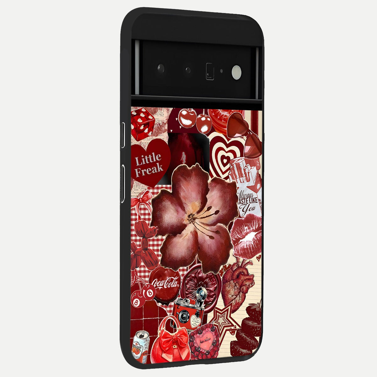  Aesthetic Little Freak back cover For Google Pixel 6 Pro slim fit glass case with vibrant aesthetic design