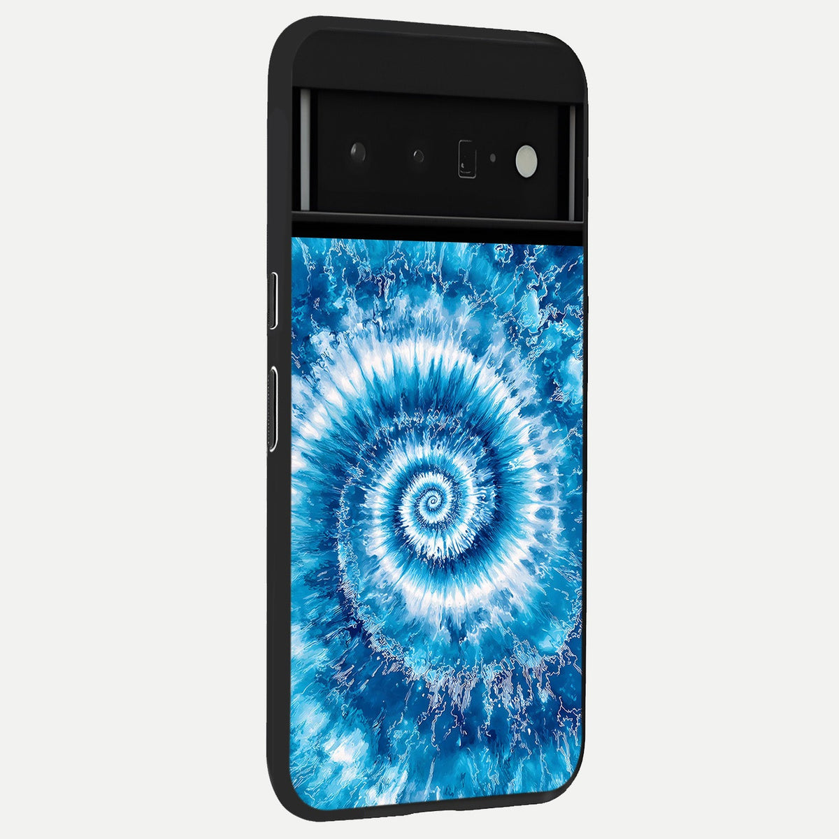  Blue Galaxy Wave back cover For Google Pixel 6 Pro slim fit glass case with vibrant aesthetic design