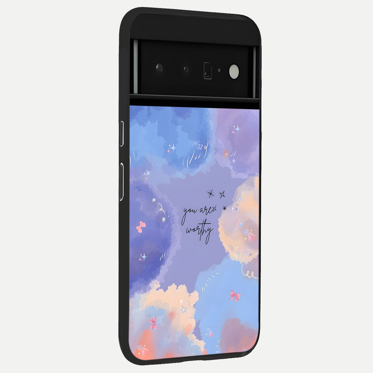  Celestial Cloud Magic back cover For Google Pixel 6 Pro slim fit glass case with vibrant aesthetic design