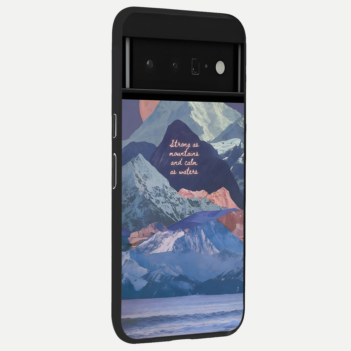  Celestial Mountain Calm back cover For Google Pixel 6 Pro slim fit glass case with vibrant aesthetic design