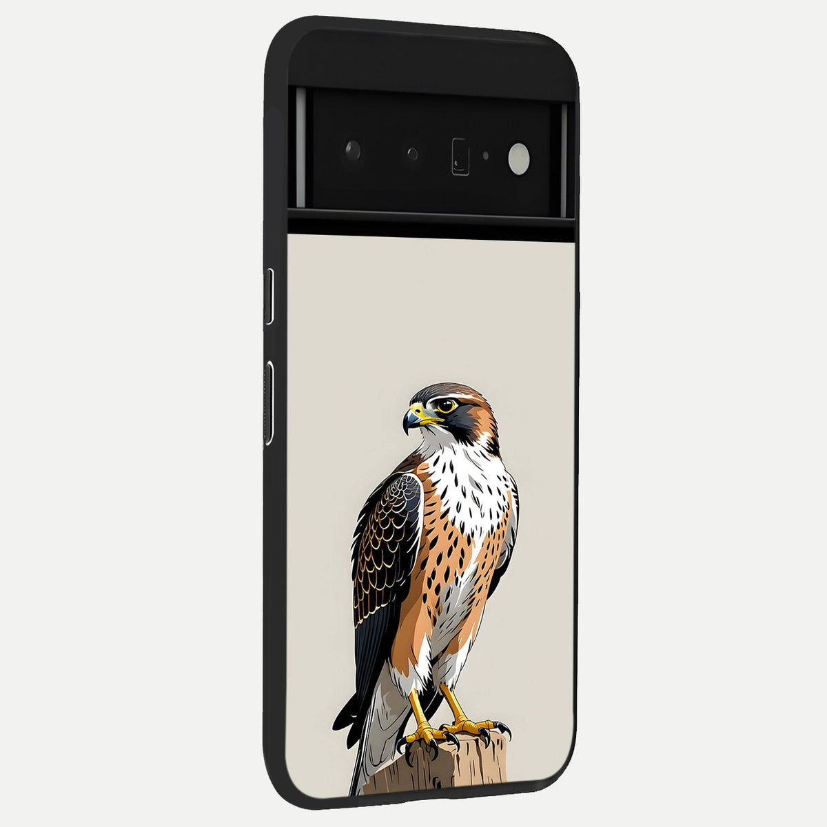  Clever Eagle back cover For Google Pixel 6 Pro slim fit glass case with vibrant aesthetic design