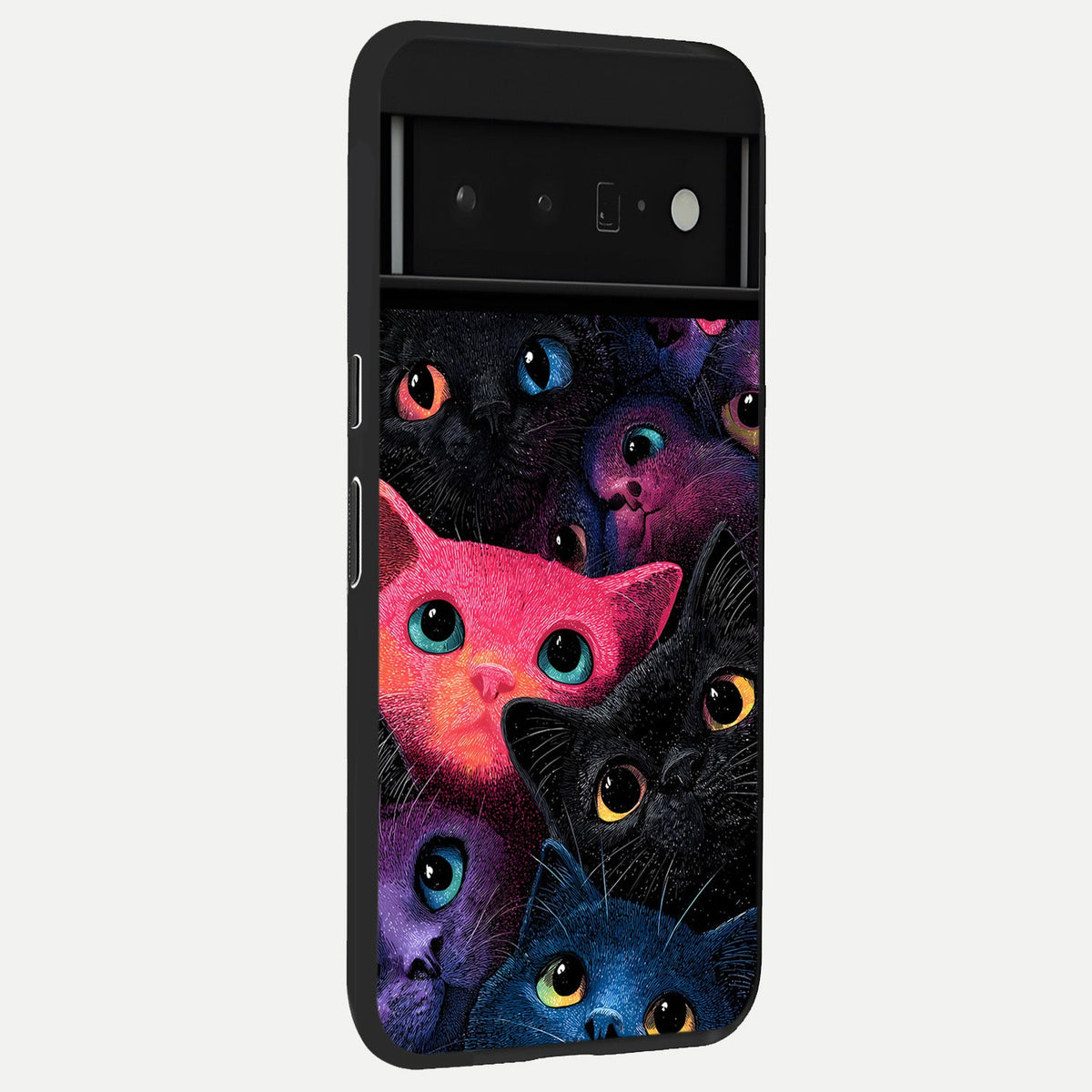  Cosmic Cats Dreams back cover For Google Pixel 6 Pro slim fit glass case with vibrant aesthetic design