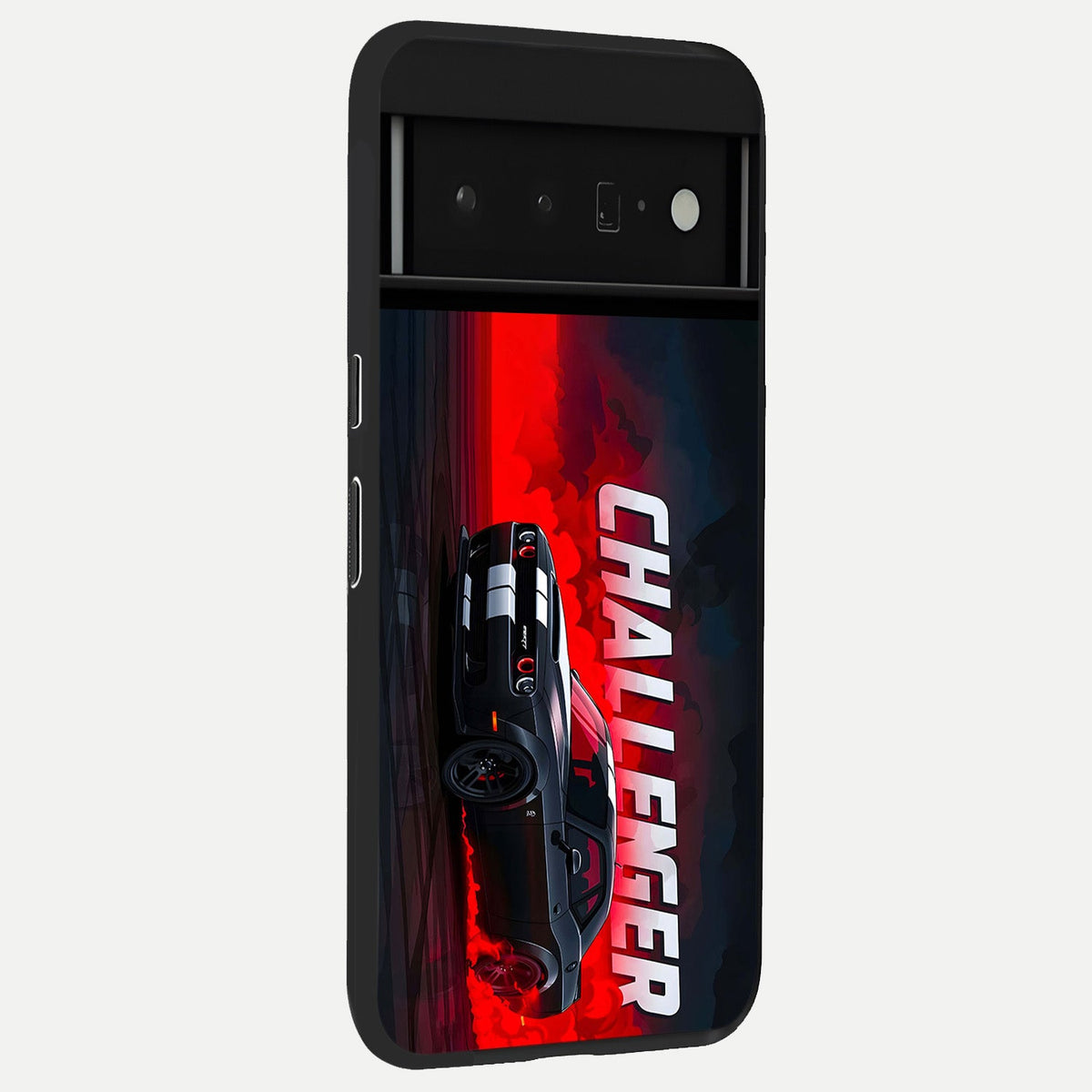  Crimson Challenger Fury back cover For Google Pixel 6 Pro slim fit glass case with vibrant aesthetic design