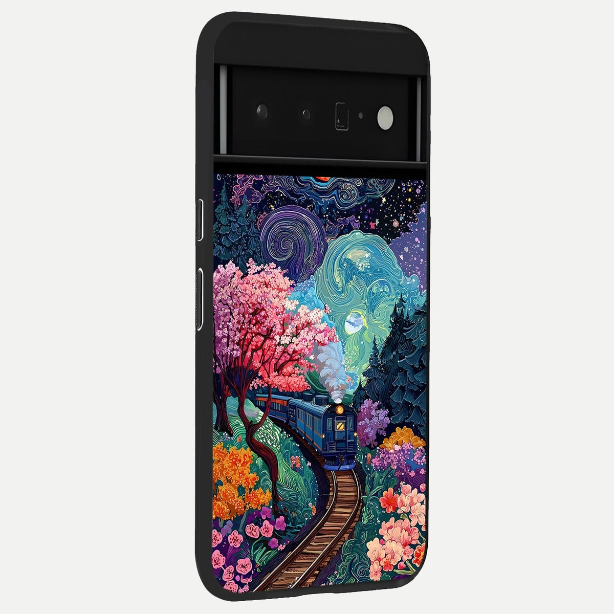  Digital Art back cover For Google Pixel 6 Pro slim fit glass case with vibrant aesthetic design