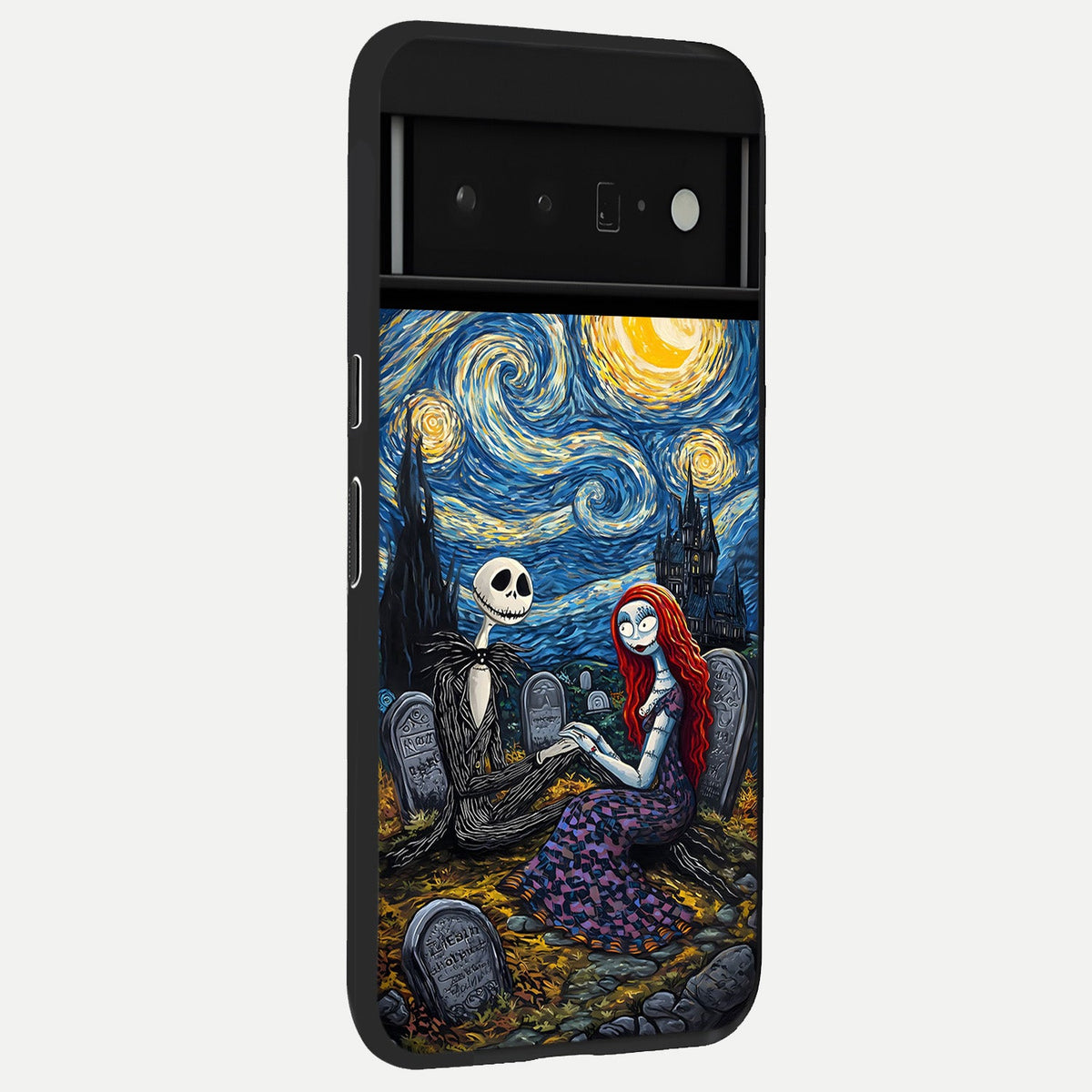  Eternal Night Love back cover For Google Pixel 6 Pro slim fit glass case with vibrant aesthetic design