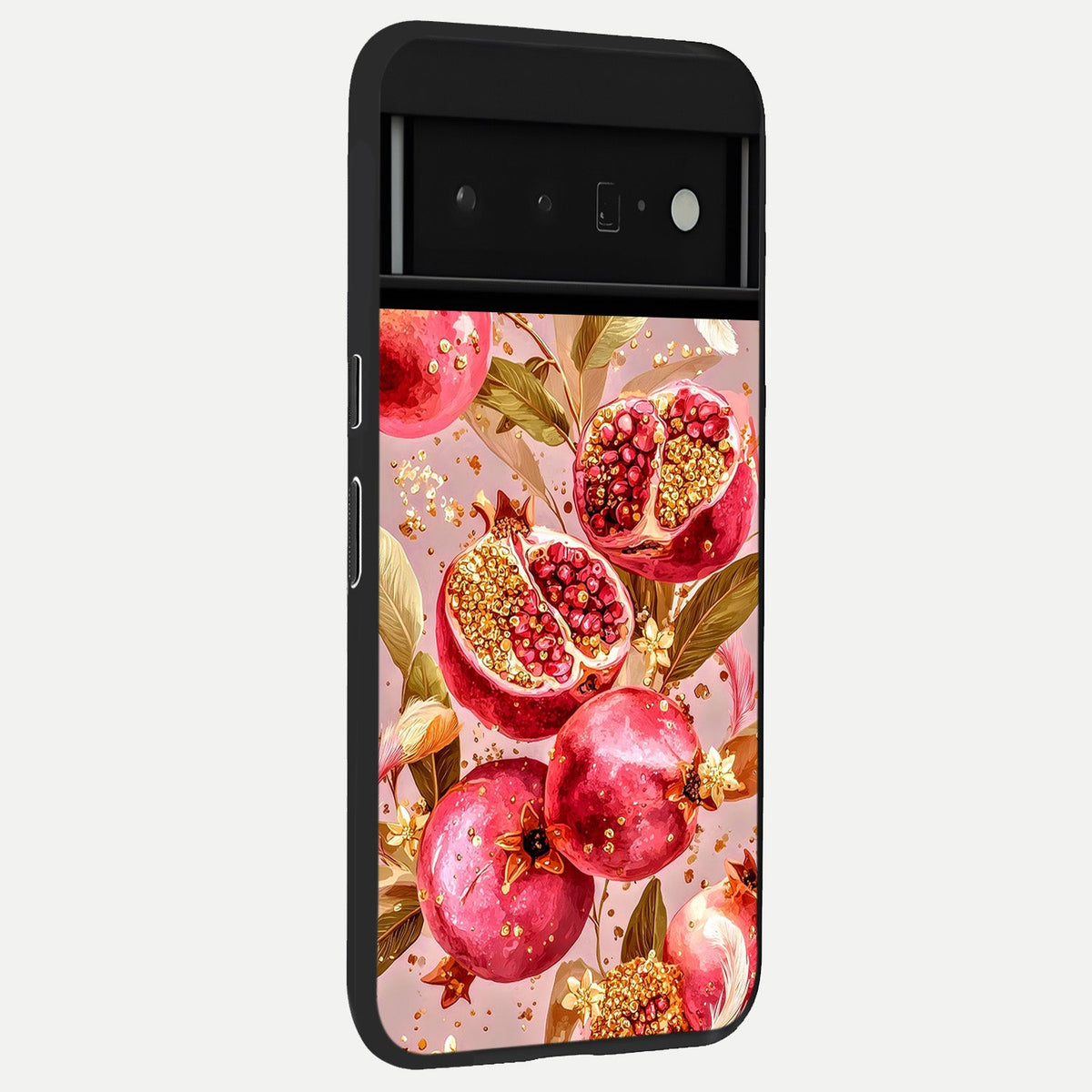  Golden Bloom Glow back cover For Google Pixel 6 Pro slim fit glass case with vibrant aesthetic design