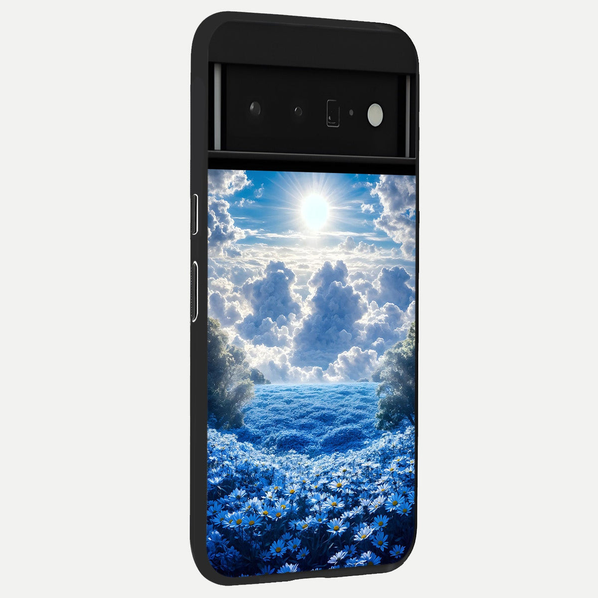 Heavenly Daisy Horizon back cover For Google Pixel 6 Pro slim fit glass case with vibrant aesthetic design
