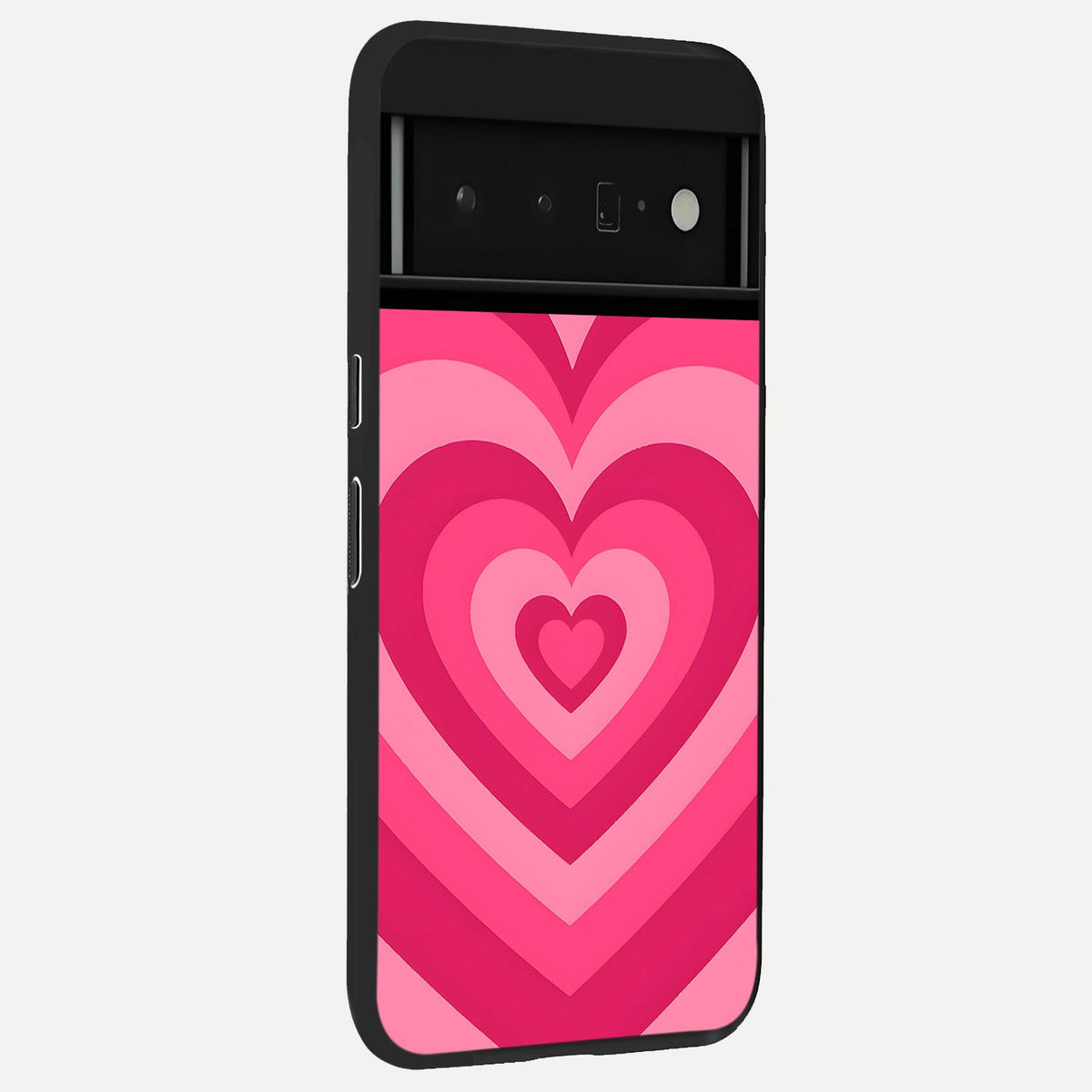  Layered Love Hearts back cover For Google Pixel 6 Pro slim fit glass case with vibrant aesthetic design