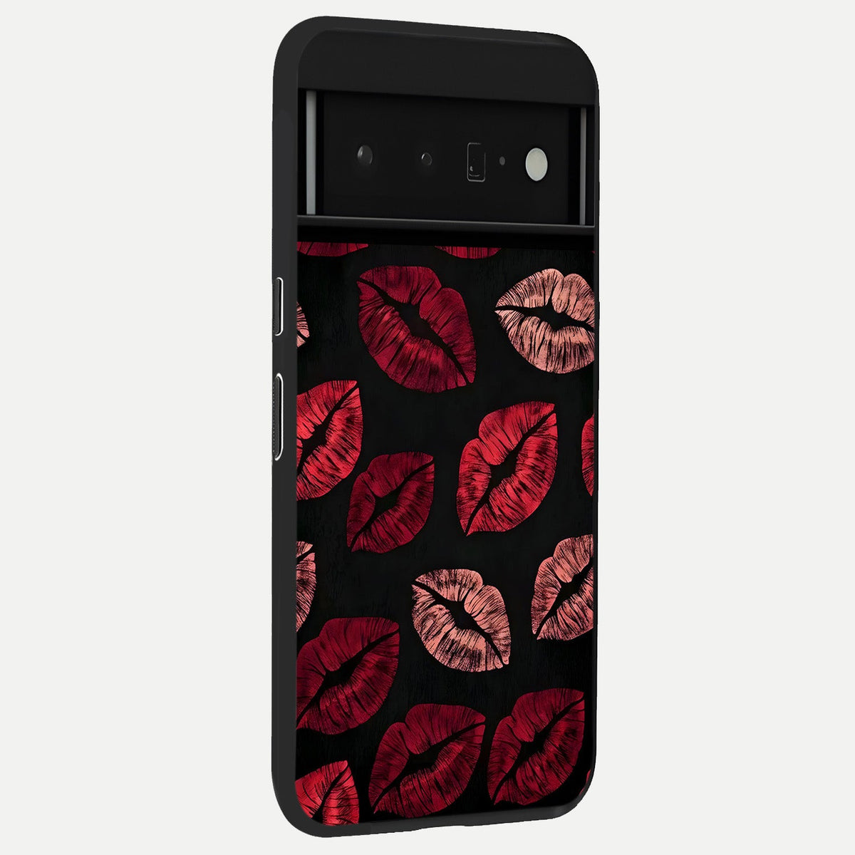  Midnight Kiss Love back cover For Google Pixel 6 Pro slim fit glass case with vibrant aesthetic design