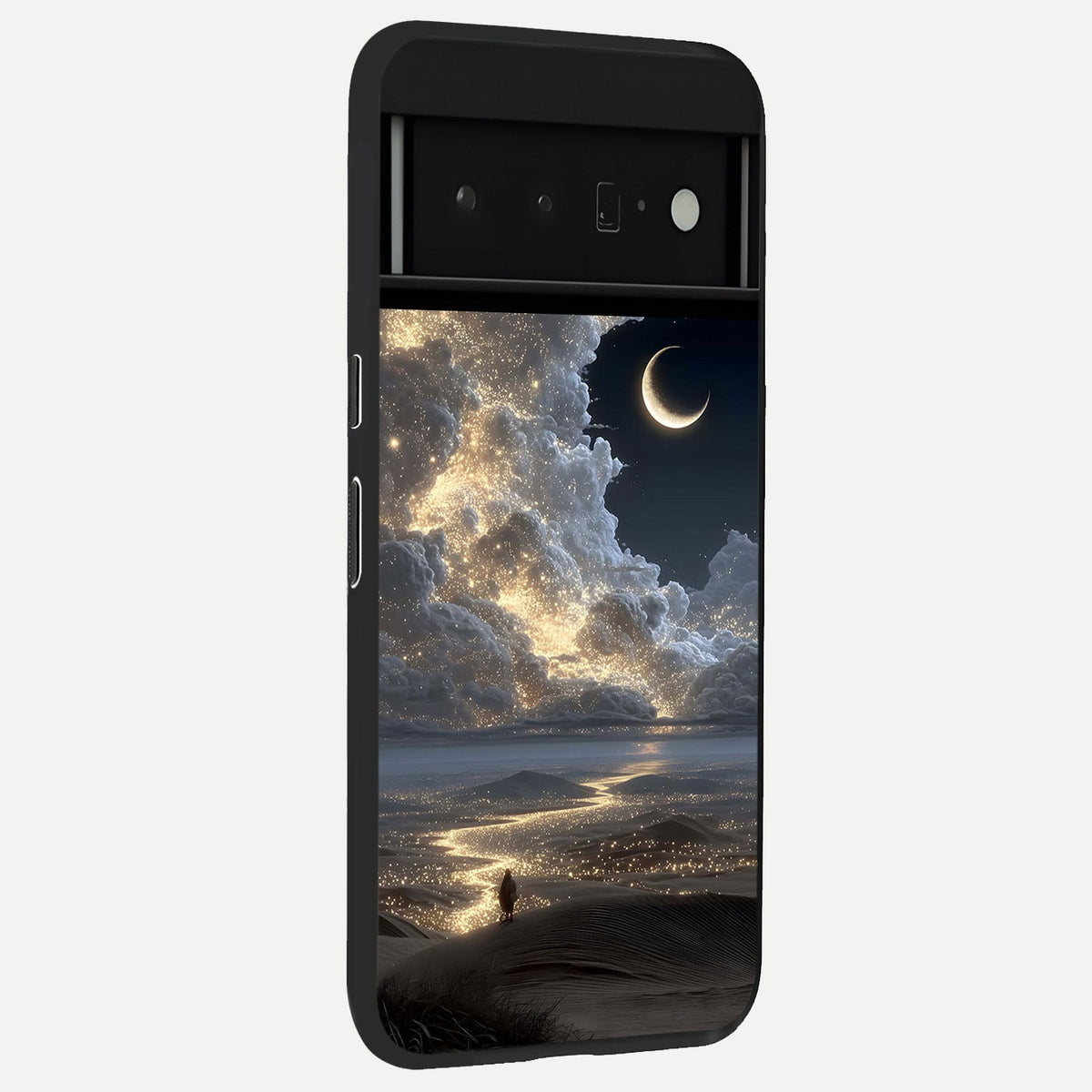  Moonlight Spark Path back cover For Google Pixel 6 Pro slim fit glass case with vibrant aesthetic design