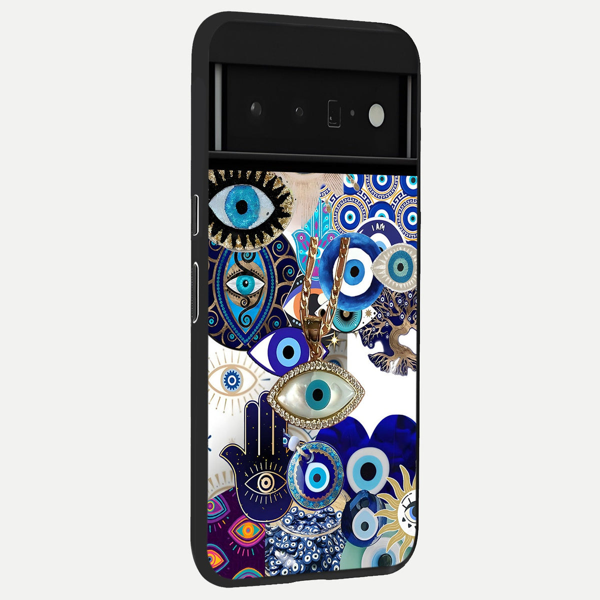  Mystic Charm Eye back cover For Google Pixel 6 Pro slim fit glass case with vibrant aesthetic design