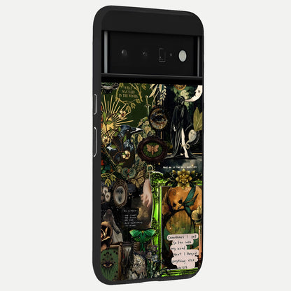  Mystic Woods Secret back cover For Google Pixel 6 Pro slim fit glass case with vibrant aesthetic design