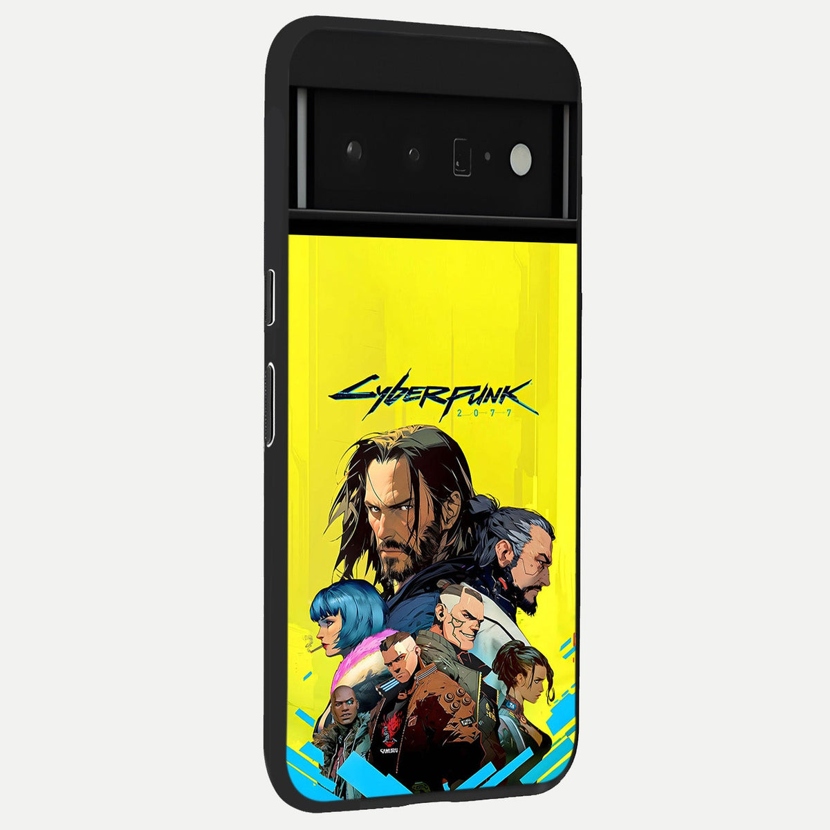  Neon Rebel Genesis back cover For Google Pixel 6 Pro slim fit glass case with vibrant aesthetic design