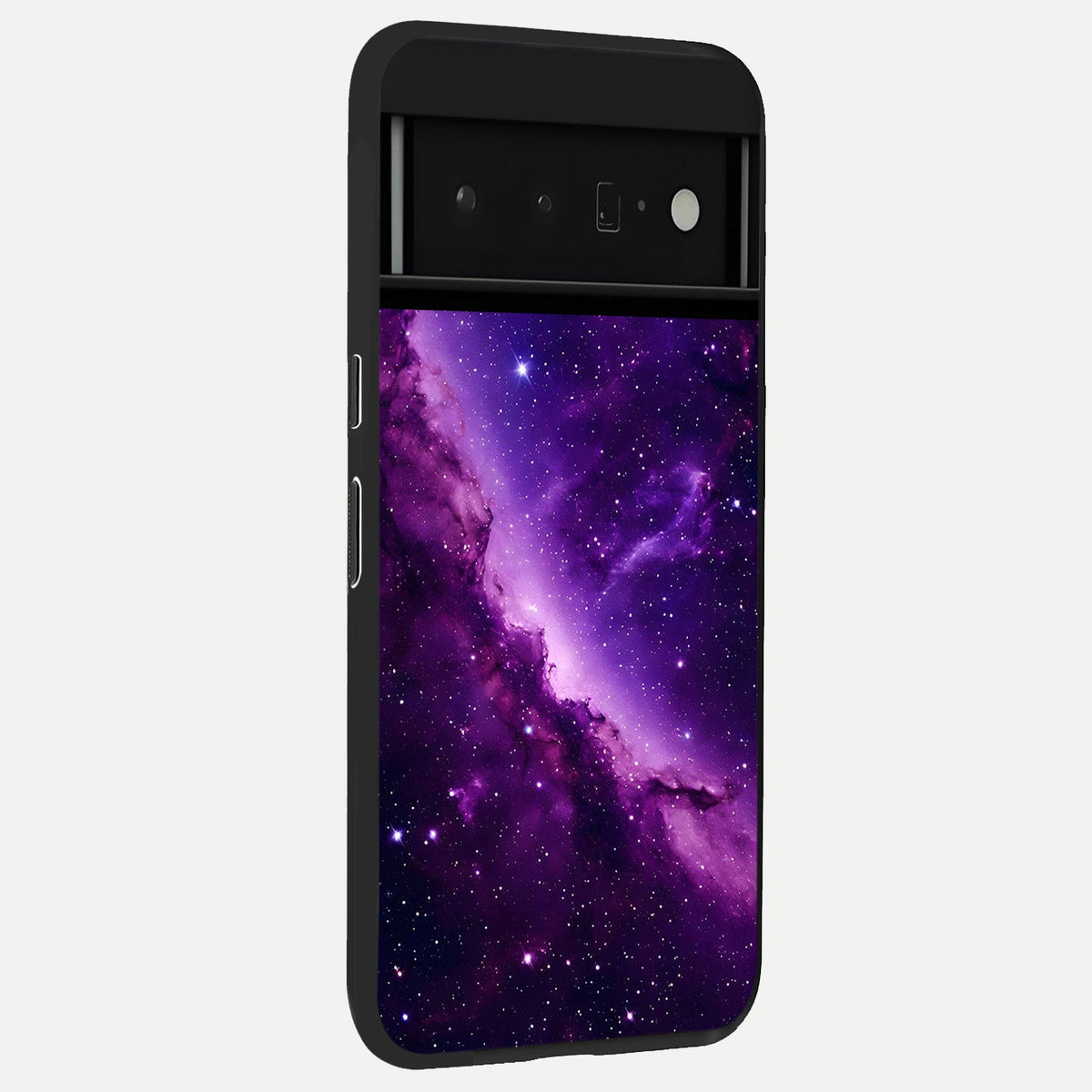  Purple Shade Sky back cover For Google Pixel 6 Pro slim fit glass case with vibrant aesthetic design