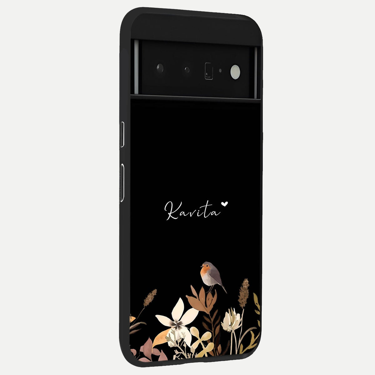 Quiet Garden Tune Custom Name back cover For Google Pixel 6 Pro slim fit glass case with vibrant aesthetic design