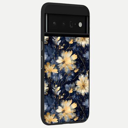  Royal Petal Dream back cover For Google Pixel 6 Pro slim fit glass case with vibrant aesthetic design