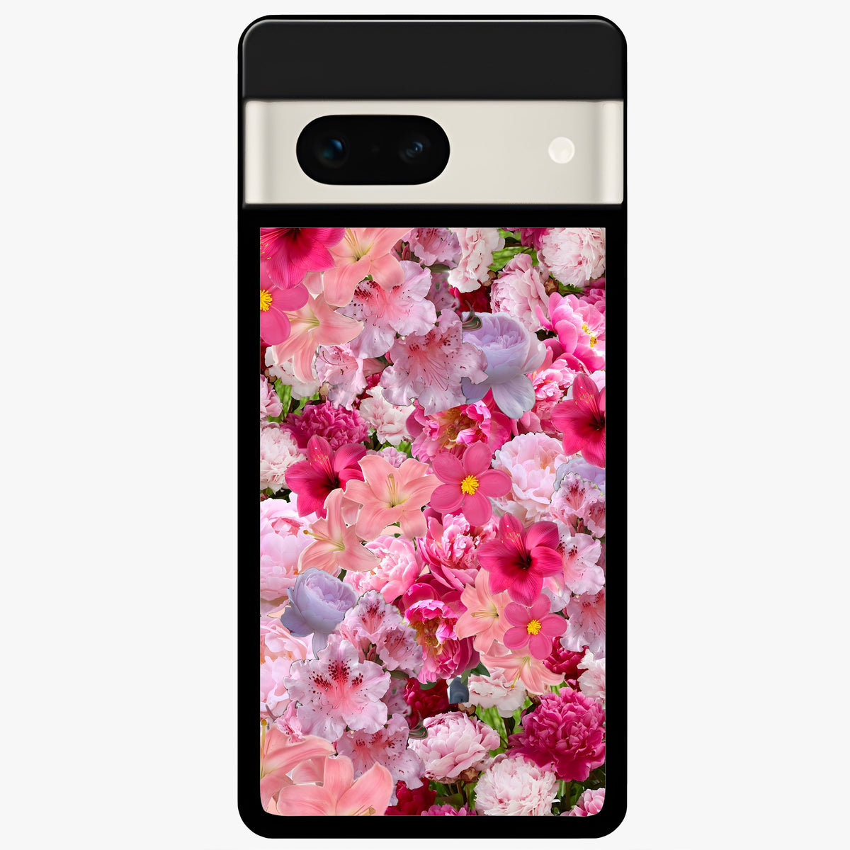  Bloom Crush Fantasy Glass Case For Google Pixel 7A back cover – full design glossy printed glass finish