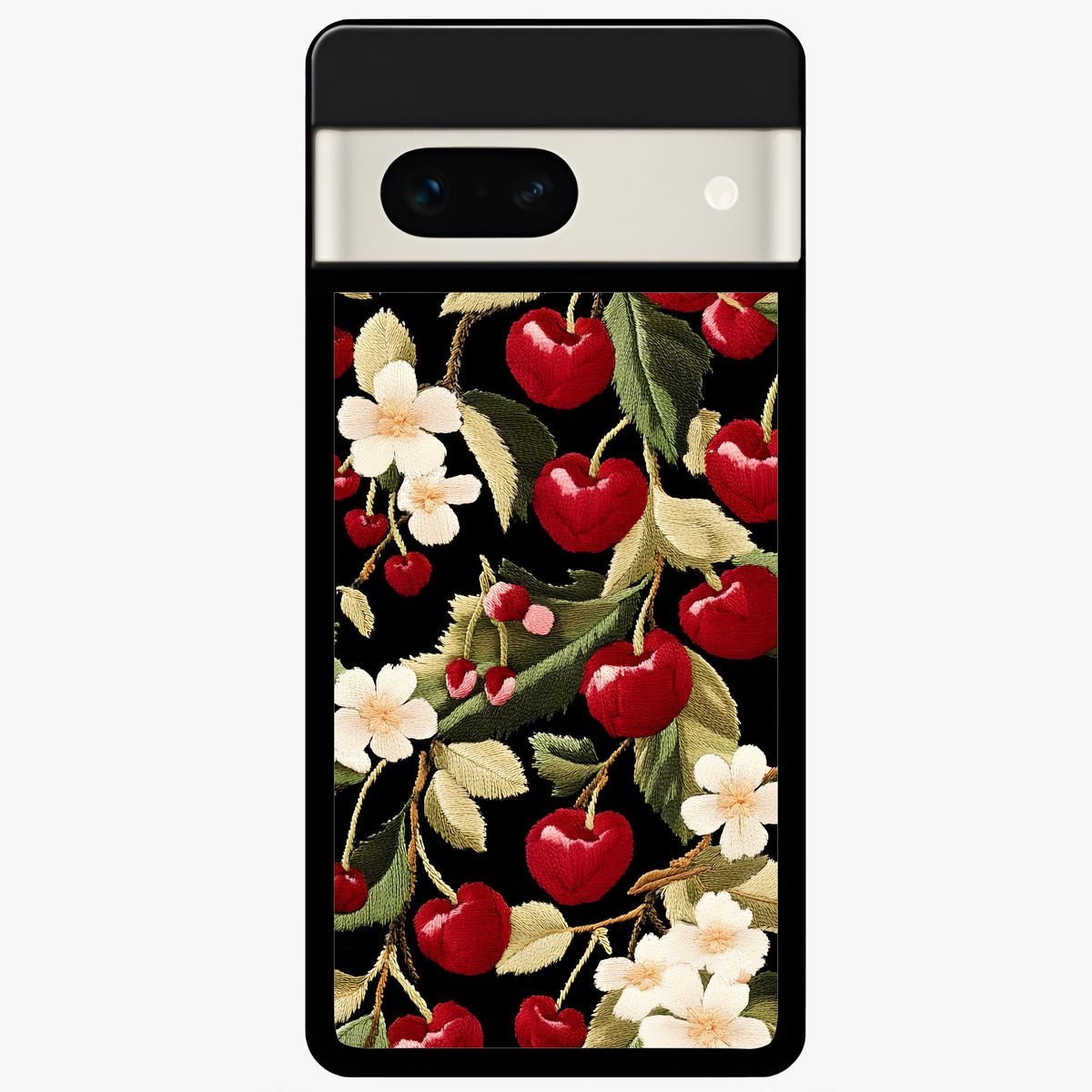  Blooming Spendor Bird Glass Case For Google Pixel 7A back cover – full design glossy printed glass finish