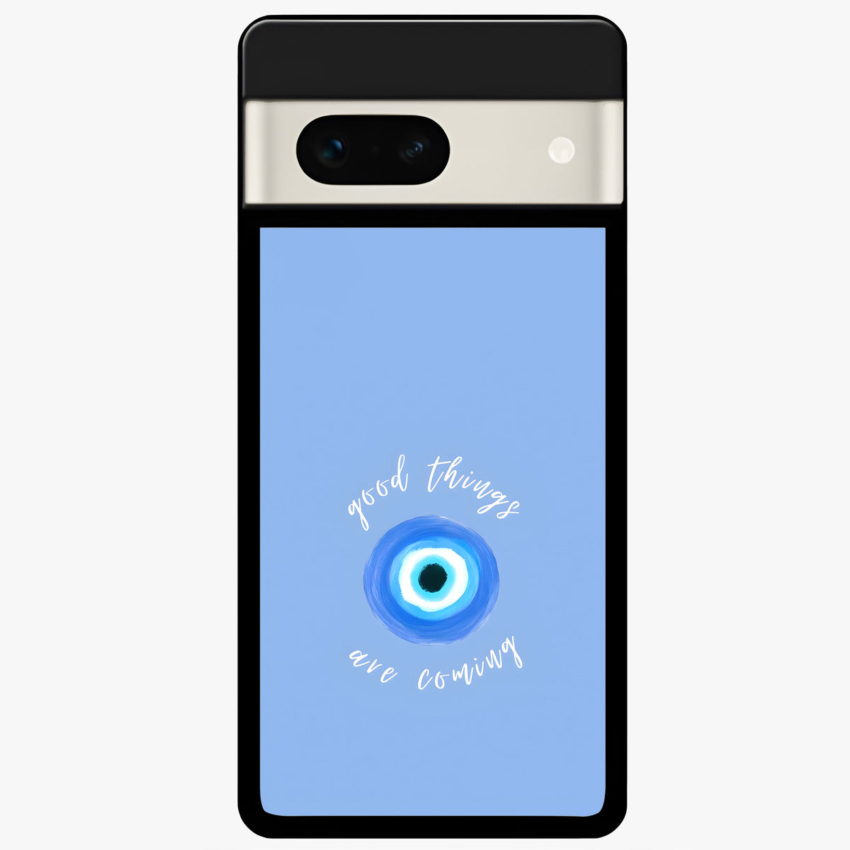  Bright Future Ahead Glass Case For Google Pixel 7A back cover – full design glossy printed glass finish