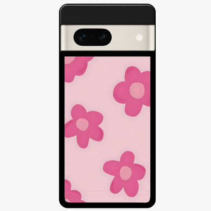  Candy Bloom Dreams Glass Case For Google Pixel 7A back cover – full design glossy printed glass finish