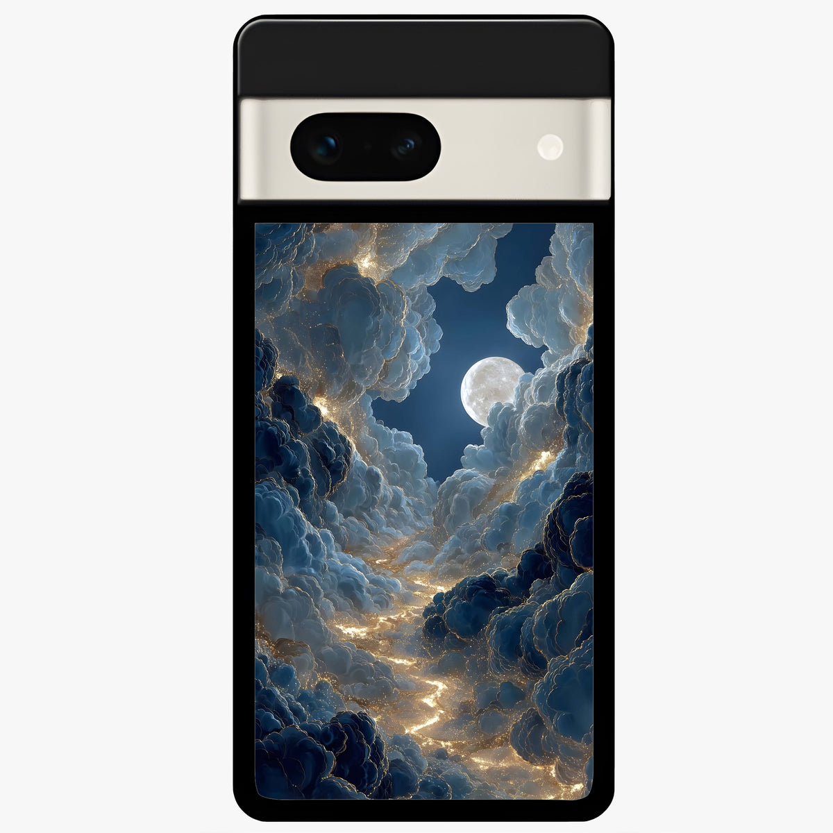  Celestial Cloud Road Glass Case For Google Pixel 7A back cover – full design glossy printed glass finish