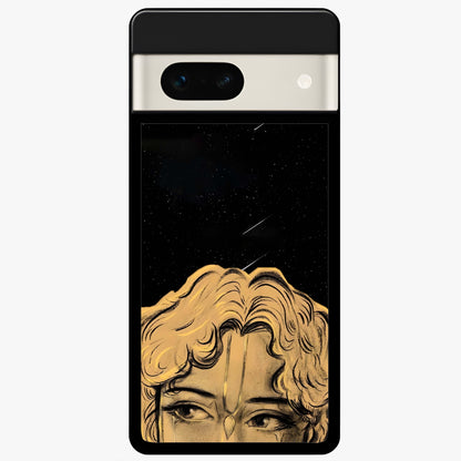  Celestial Gods Plan Glass Case For Google Pixel 7A back cover – full design glossy printed glass finish