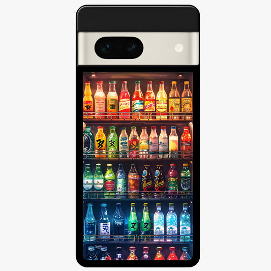  Colorfull Tree Glass Case For Google Pixel 7A back cover – full design glossy printed glass finish