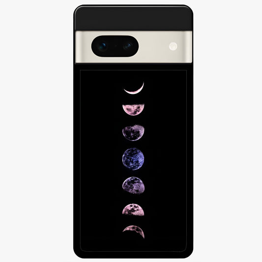  Crimson All Planets Glass Case For Google Pixel 7A back cover – full design glossy printed glass finish