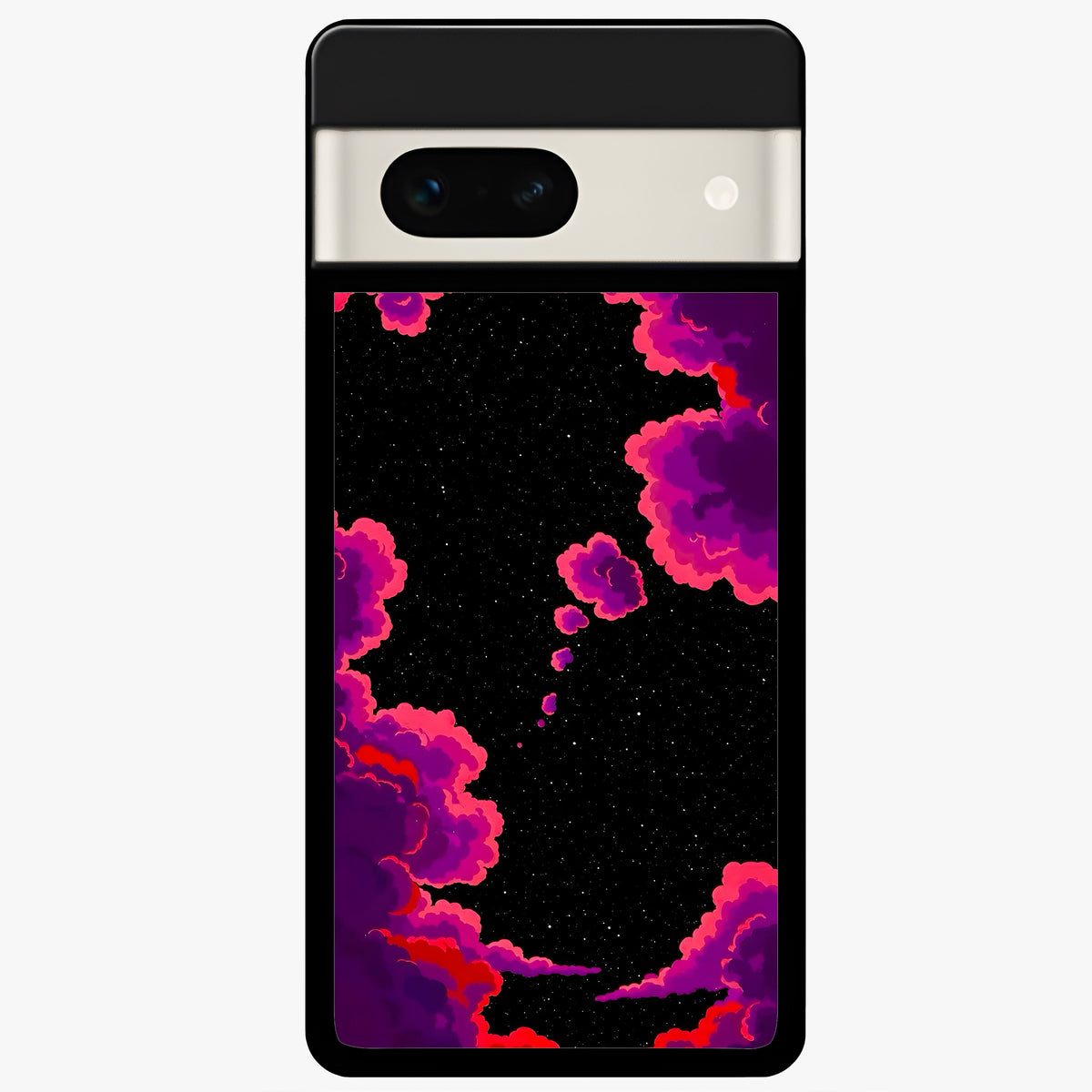  Galaxy Dream Frame Glass Case For Google Pixel 7A back cover – full design glossy printed glass finish