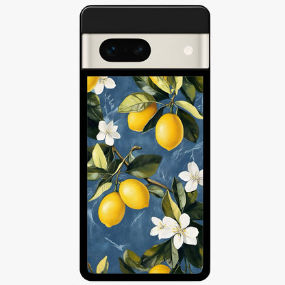  Lemon Dream Garden Glass Case For Google Pixel 7A back cover – full design glossy printed glass finish