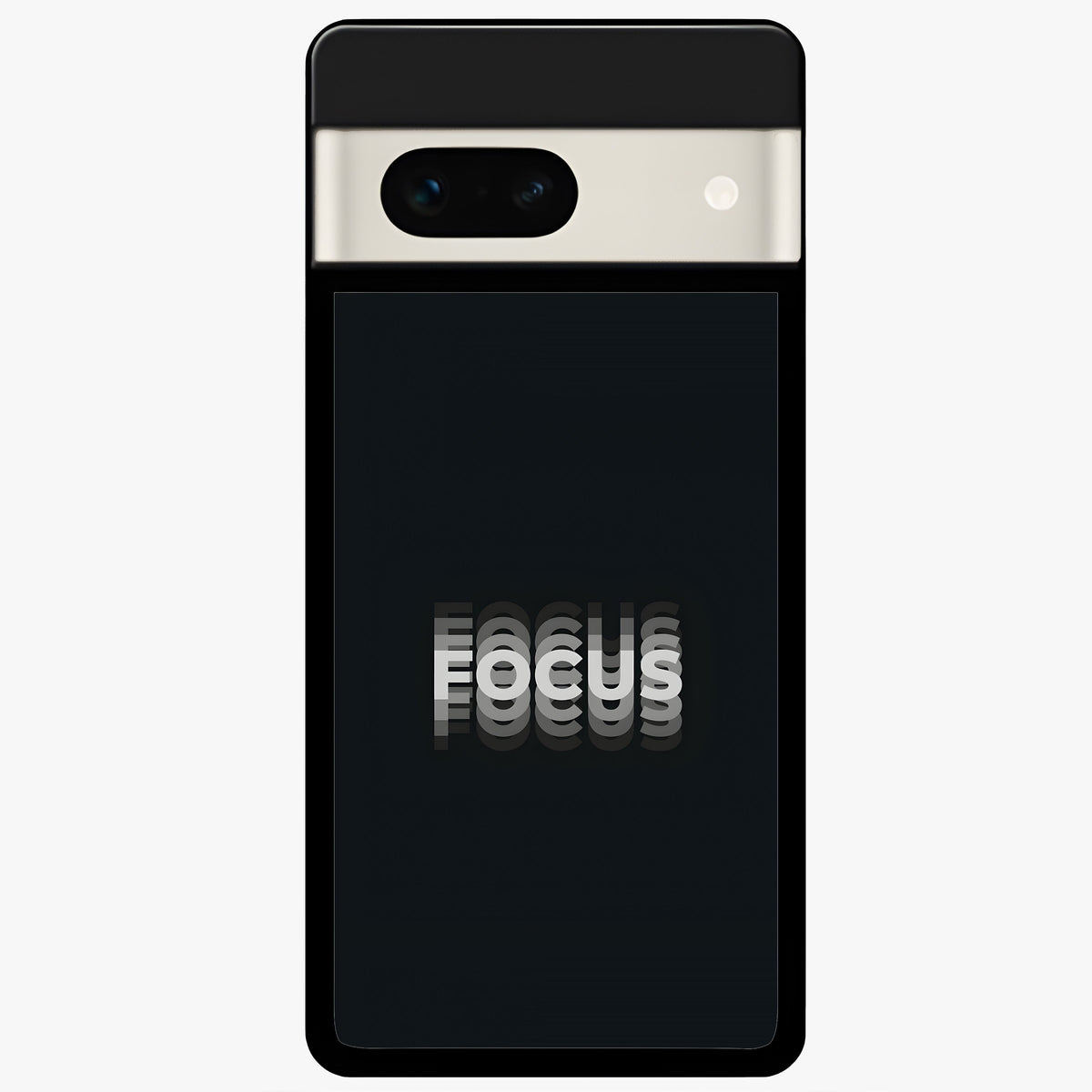  Mono Focus Vision Glass Case For Google Pixel 7A back cover – full design glossy printed glass finish