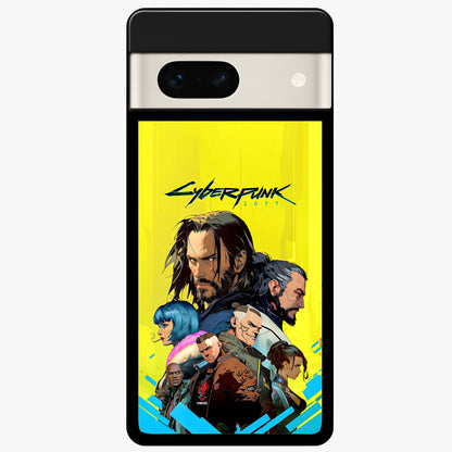  Neon Rebel Genesis Glass Case For Google Pixel 7A back cover – full design glossy printed glass finish