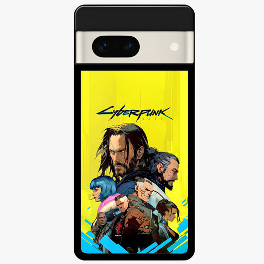  Neon Rebel Genesis Glass Case For Google Pixel 7A back cover – full design glossy printed glass finish