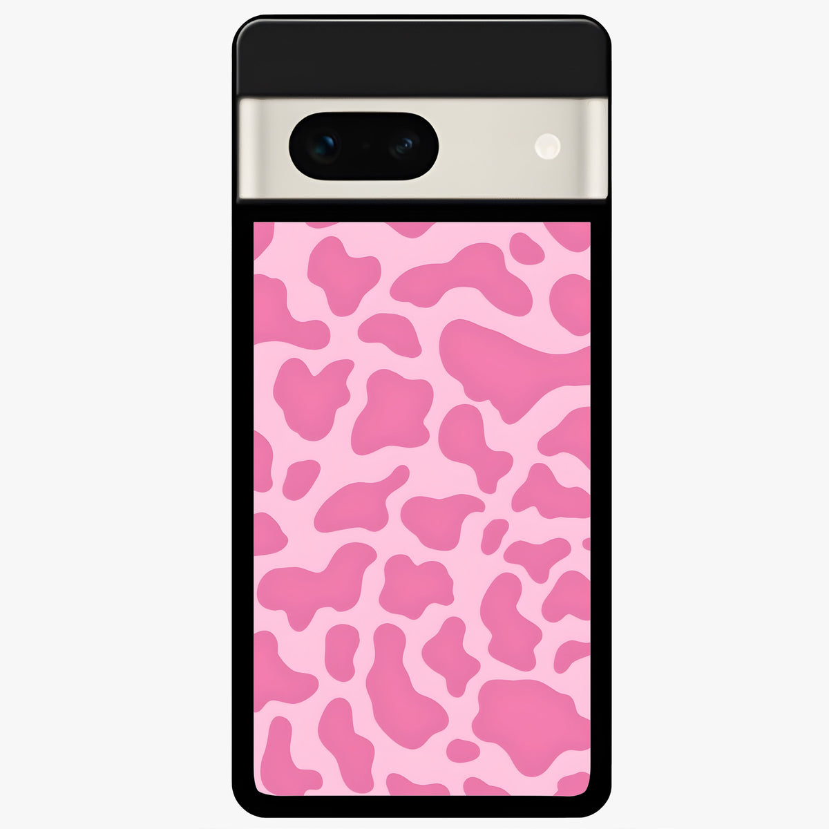  Pinkish Scenery Glass Case For Google Pixel 7A back cover – full design glossy printed glass finish
