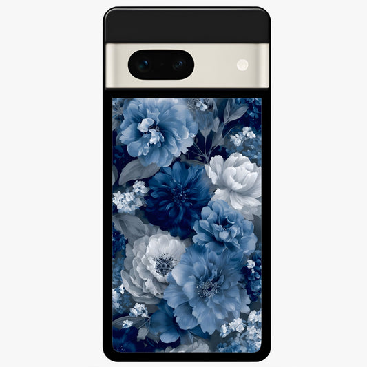  Royal Bloom Garden Glass Case For Google Pixel 7A back cover – full design glossy printed glass finish