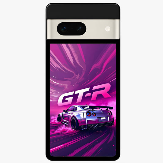  Speed Drift Legend Glass Case For Google Pixel 7A back cover – full design glossy printed glass finish