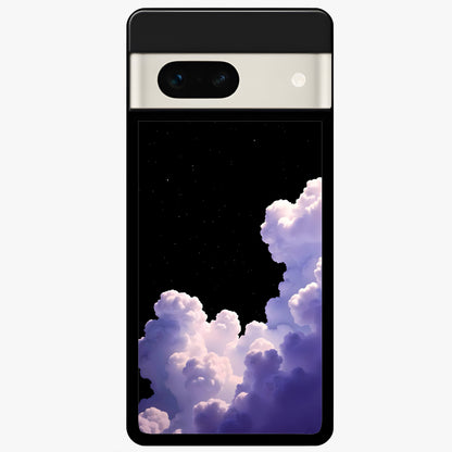  Starlit Night Whispers Glass Case For Google Pixel 7A back cover – full design glossy printed glass finish