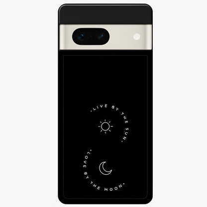  Sunflower Cat Art Glass Case For Google Pixel 7A back cover – full design glossy printed glass finish