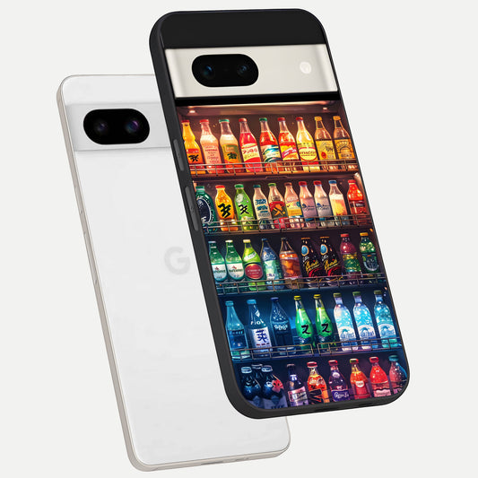  Colorfull Tree phone case For Google Pixel 7A showing premium glass back cover with detailed artwork